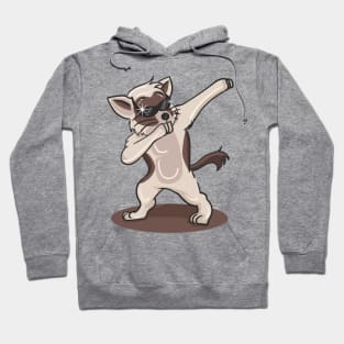 'Dabbing Dancing Kitten' Funny Dabbing Animal Gift Hoodie